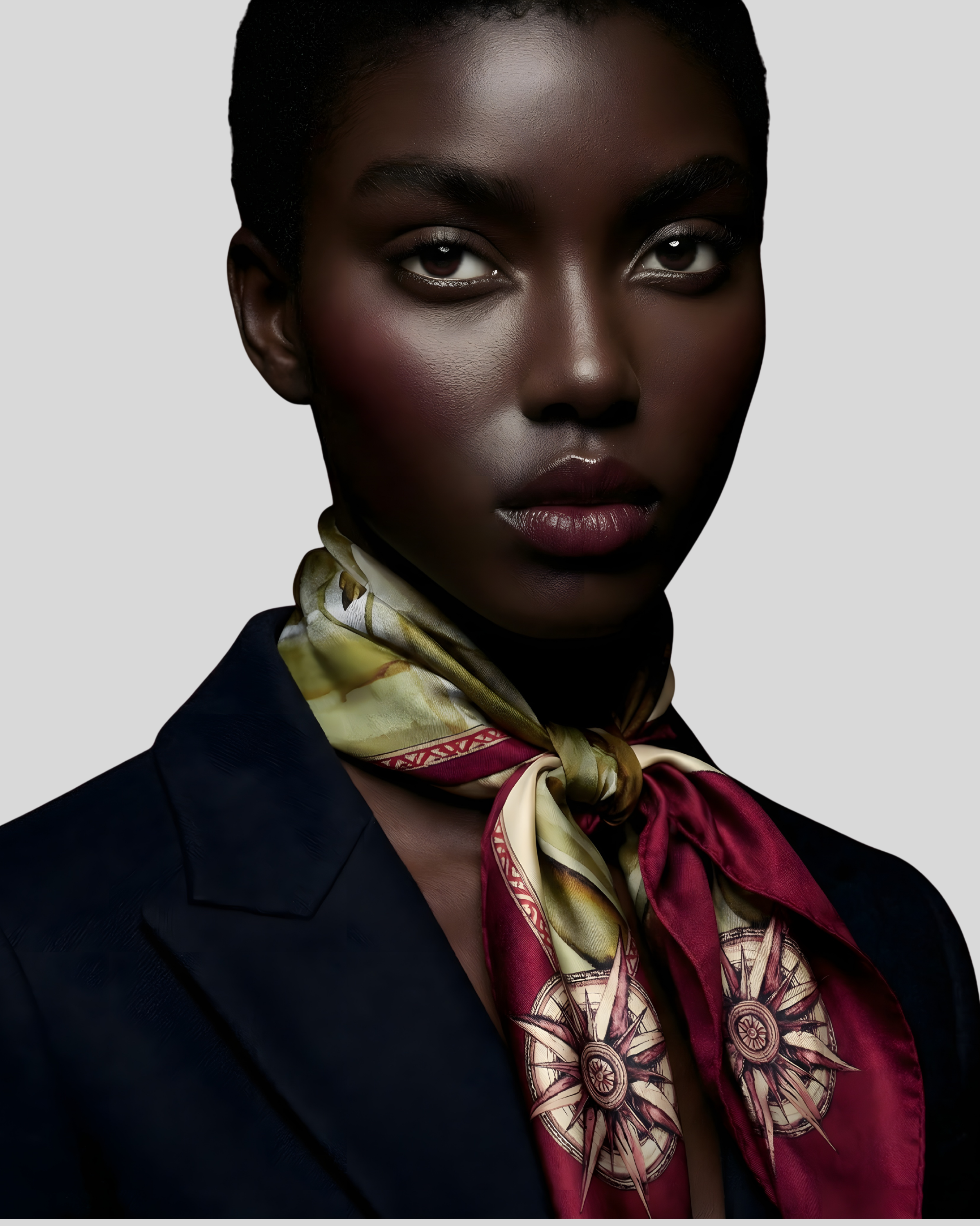 EMIGRAZIONE                              Carré in twill di pura seta