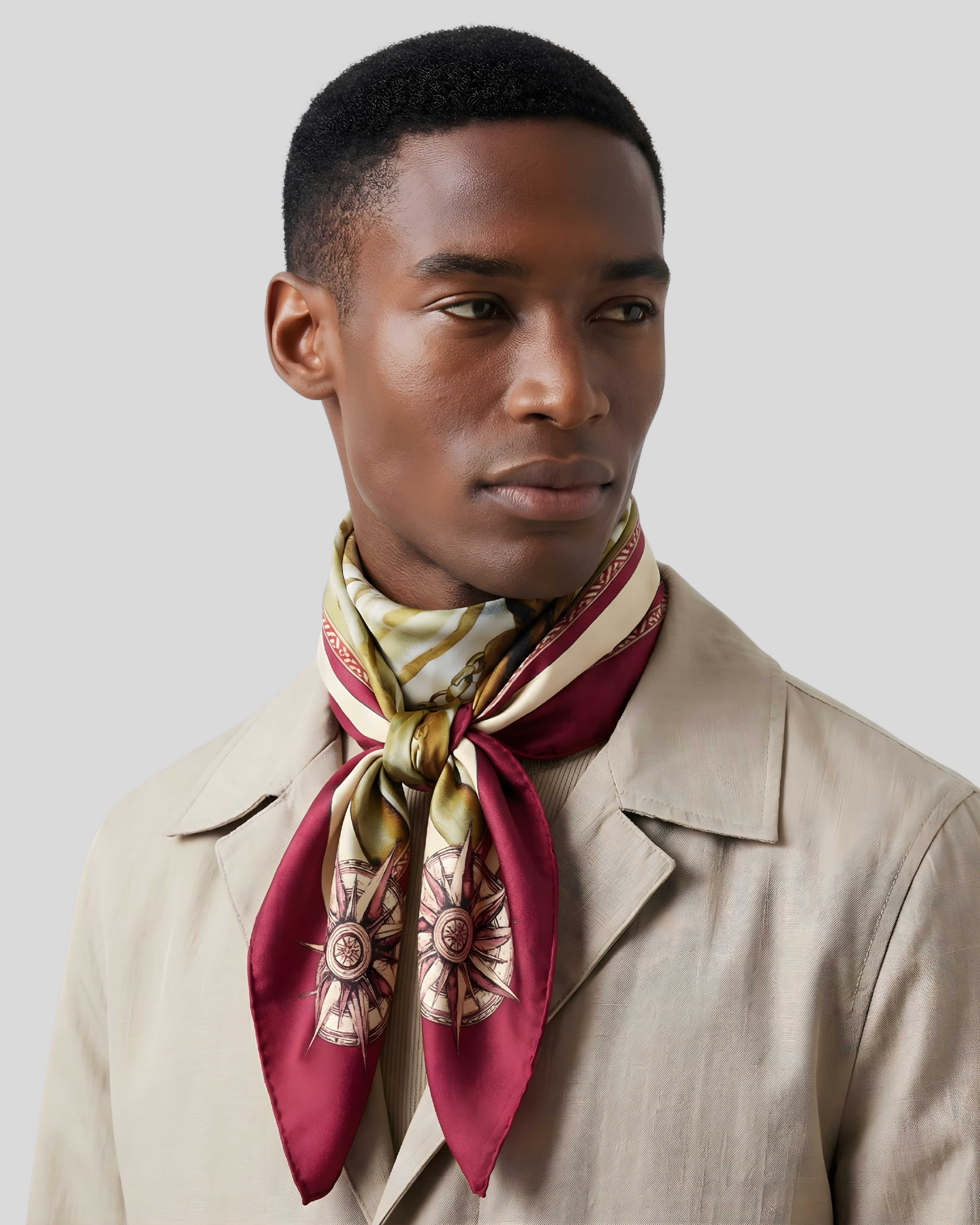 EMIGRAZIONE                              Carré in twill di pura seta