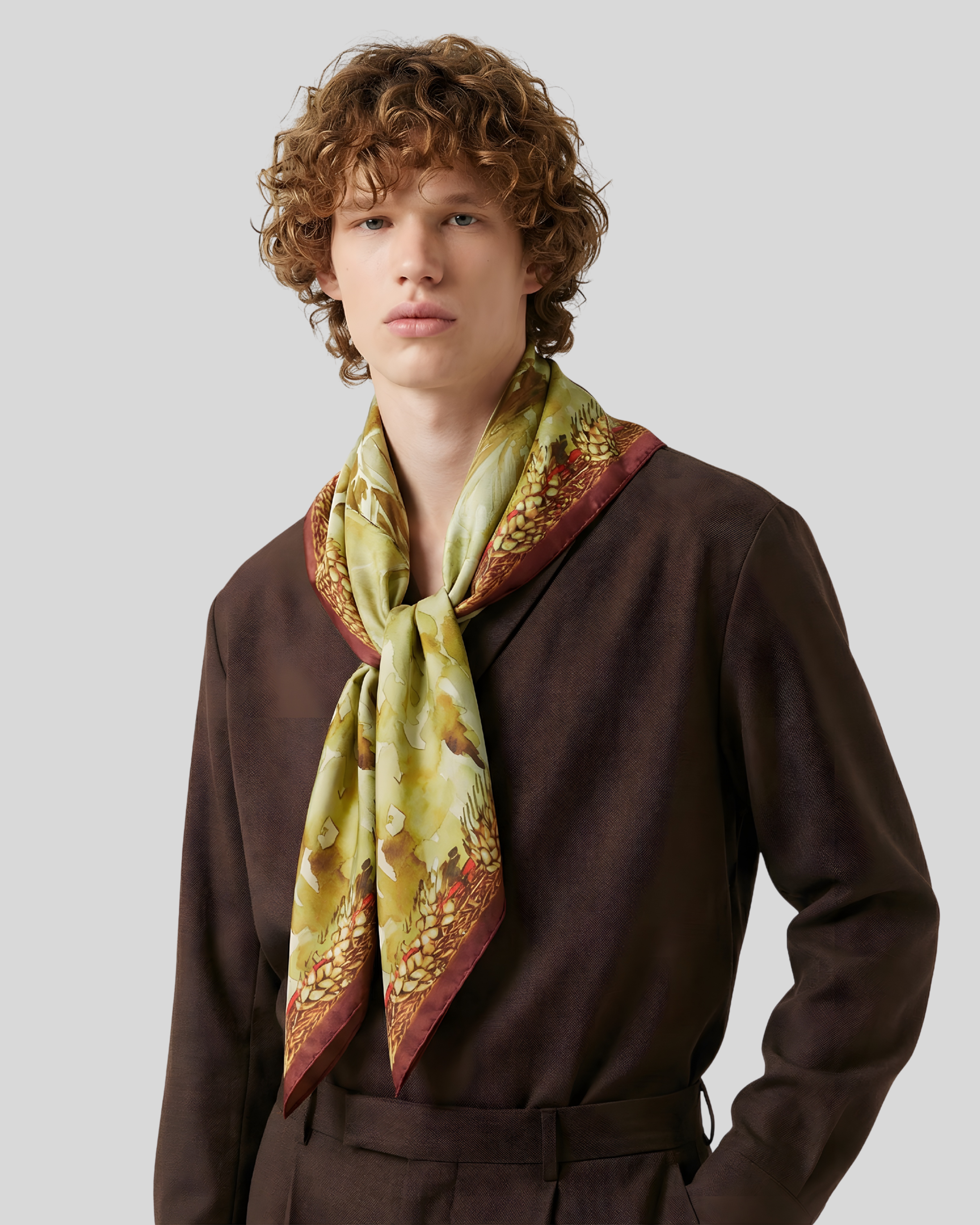 IL SEMINATORE                             Carré in twill di pura seta