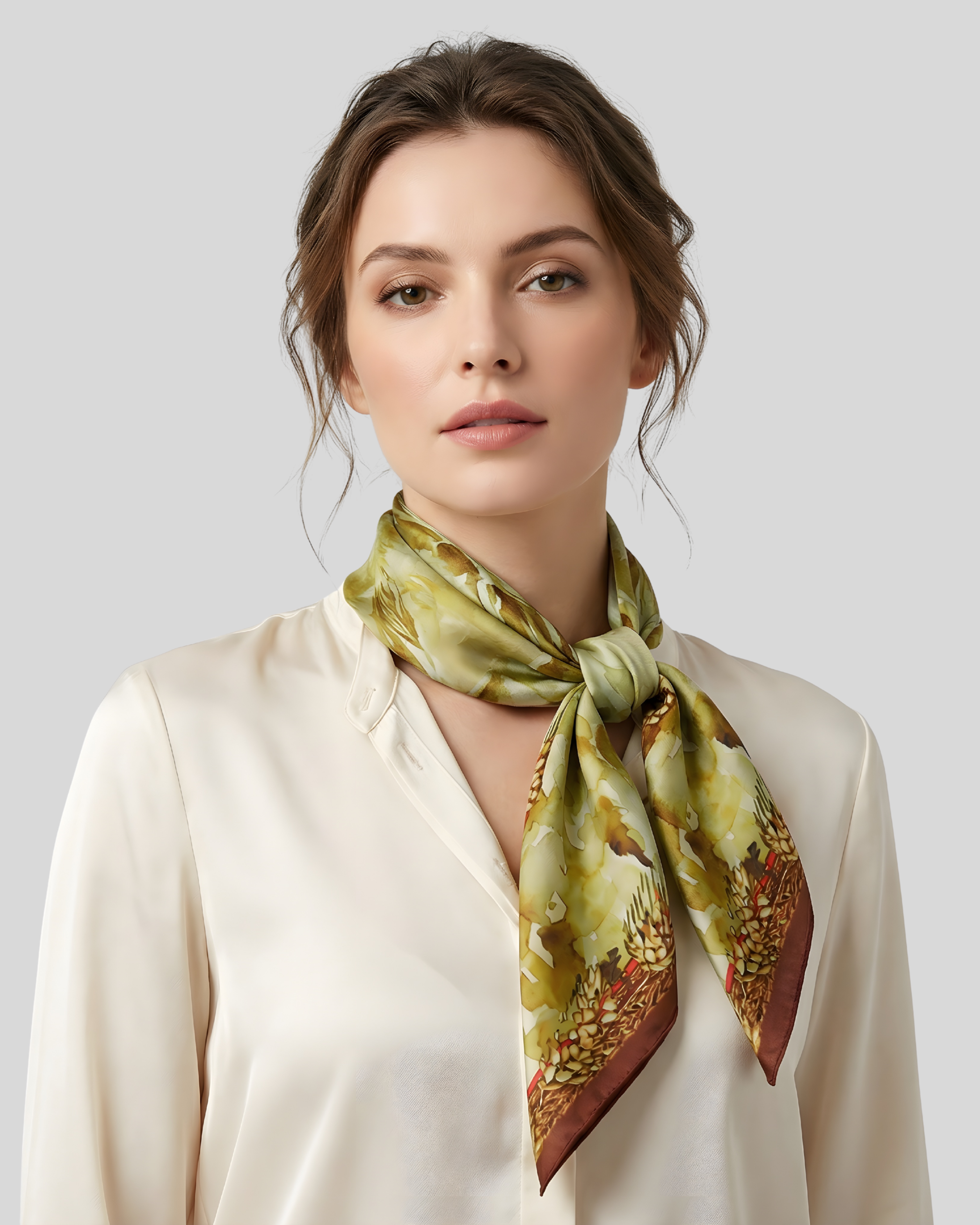 IL SEMINATORE                             Carré in twill di pura seta