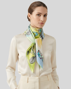 EPOCA URBANA                         Carré in twill di pura seta