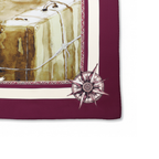 EMIGRAZIONE                              Carré in twill di pura seta