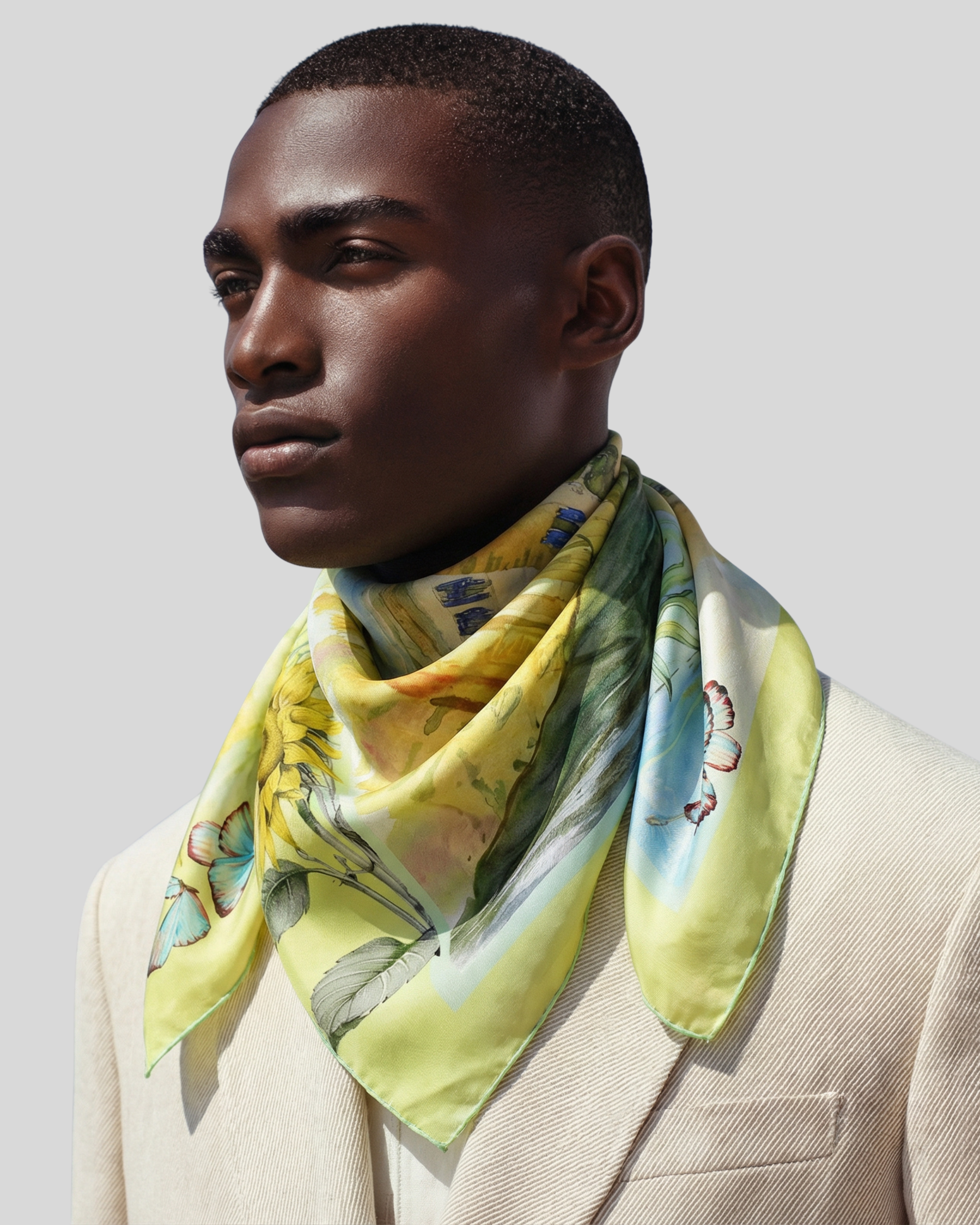 EPOCA URBANA                         Carré in twill di pura seta