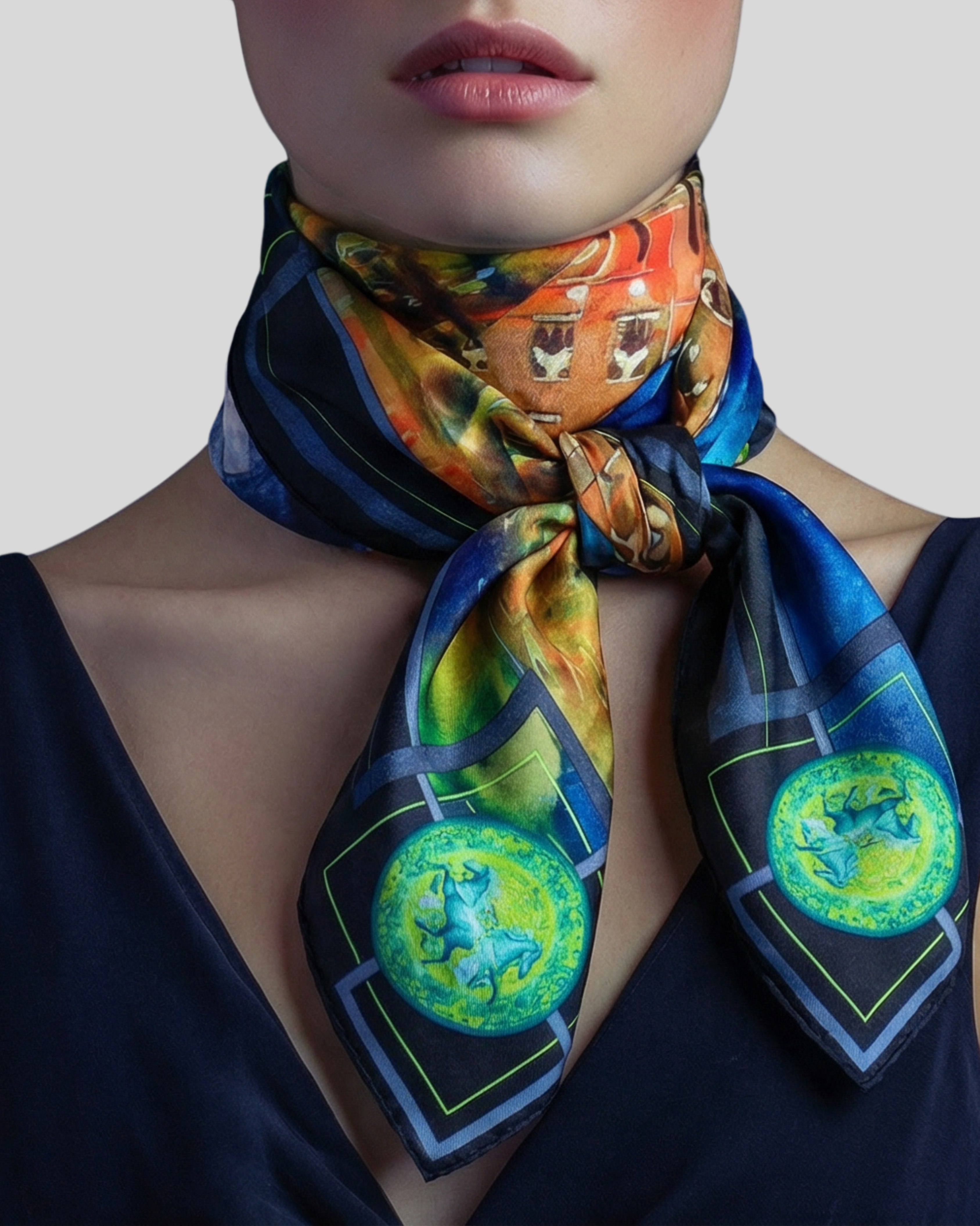 SPLENDORE VENEZIANO            Carré in twill di pura seta