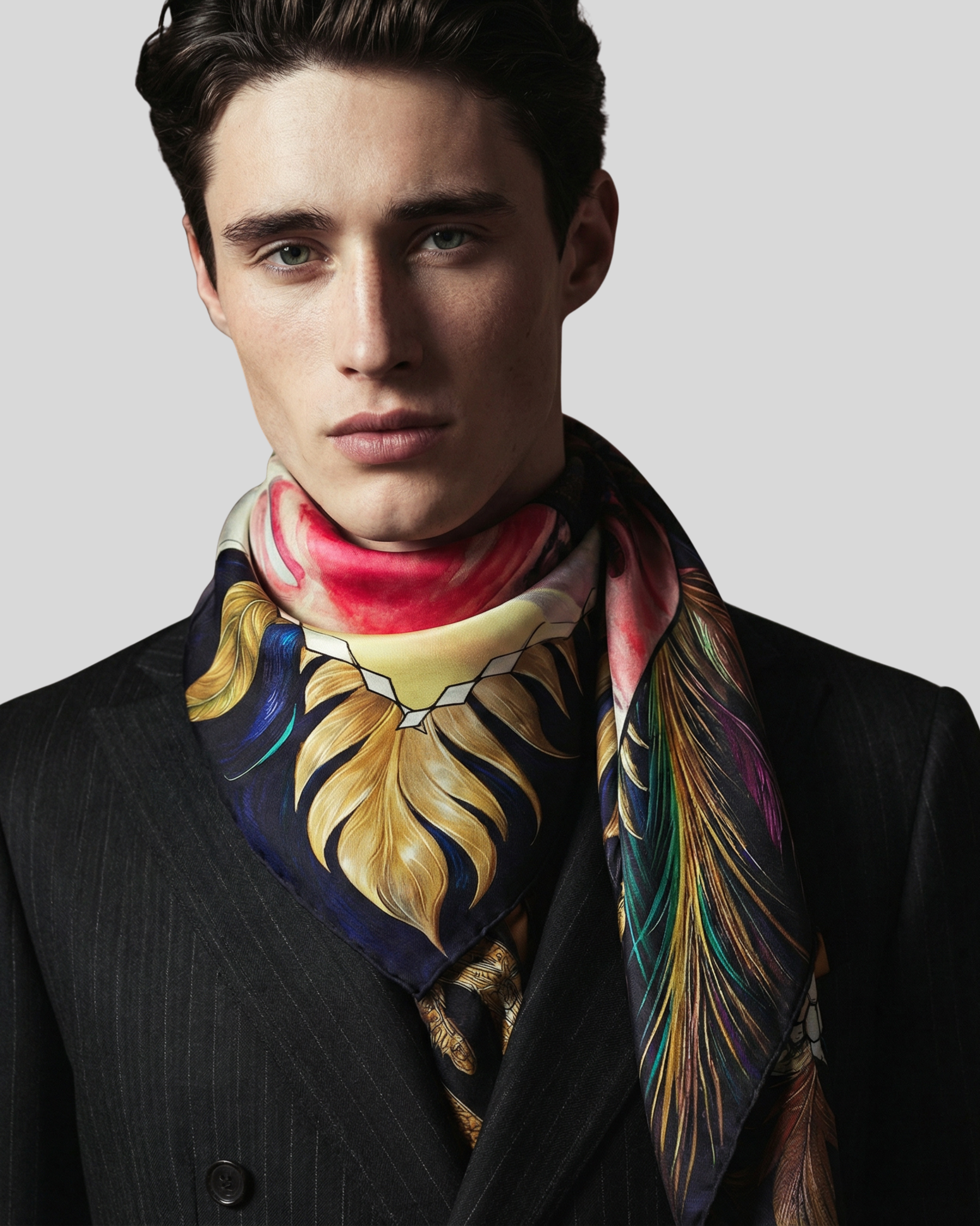 IL GIARDINO DEL TANGO Carré in twill di pura seta