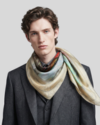 L’ECO DEL CAOS                          Carré in twill di pura seta