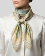 L’ECO DEL CAOS                          Carré in twill di pura seta