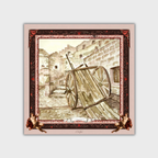 IL CARRETTO DI MATERA           Carré in twill di pura seta