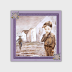 AMICI D’INFANZIA                        Carré in twill di pura seta