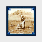 LA LAVANDAIA                            Carré in twill di pura seta