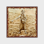 IL SEMINATORE                             Carré in twill di pura seta