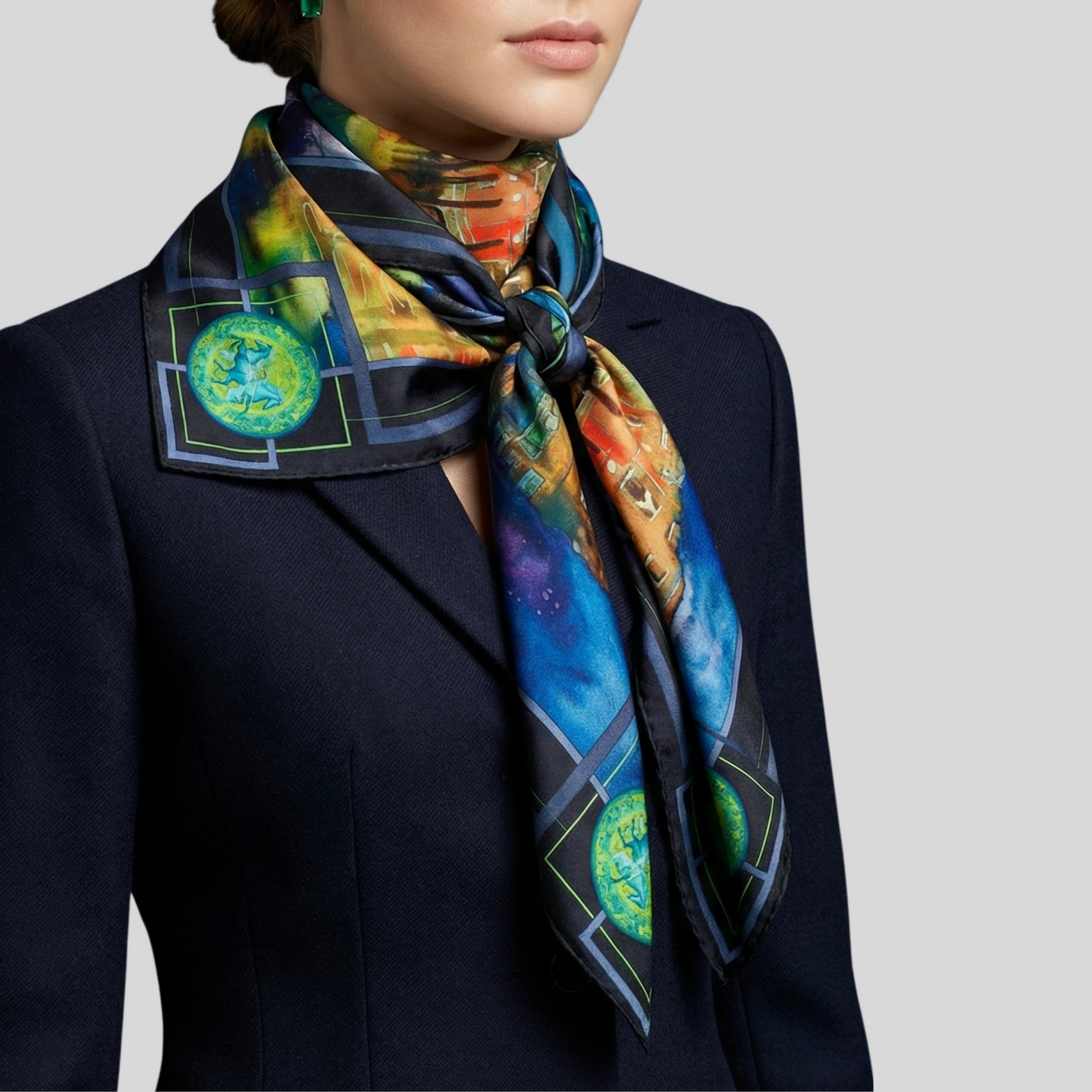 SPLENDORE VENEZIANO            Carré in twill di pura seta