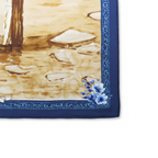 LA LAVANDAIA                            Carré in twill di pura seta