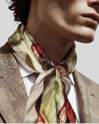 IL CARRETTO DI MATERA           Carré in twill di pura seta