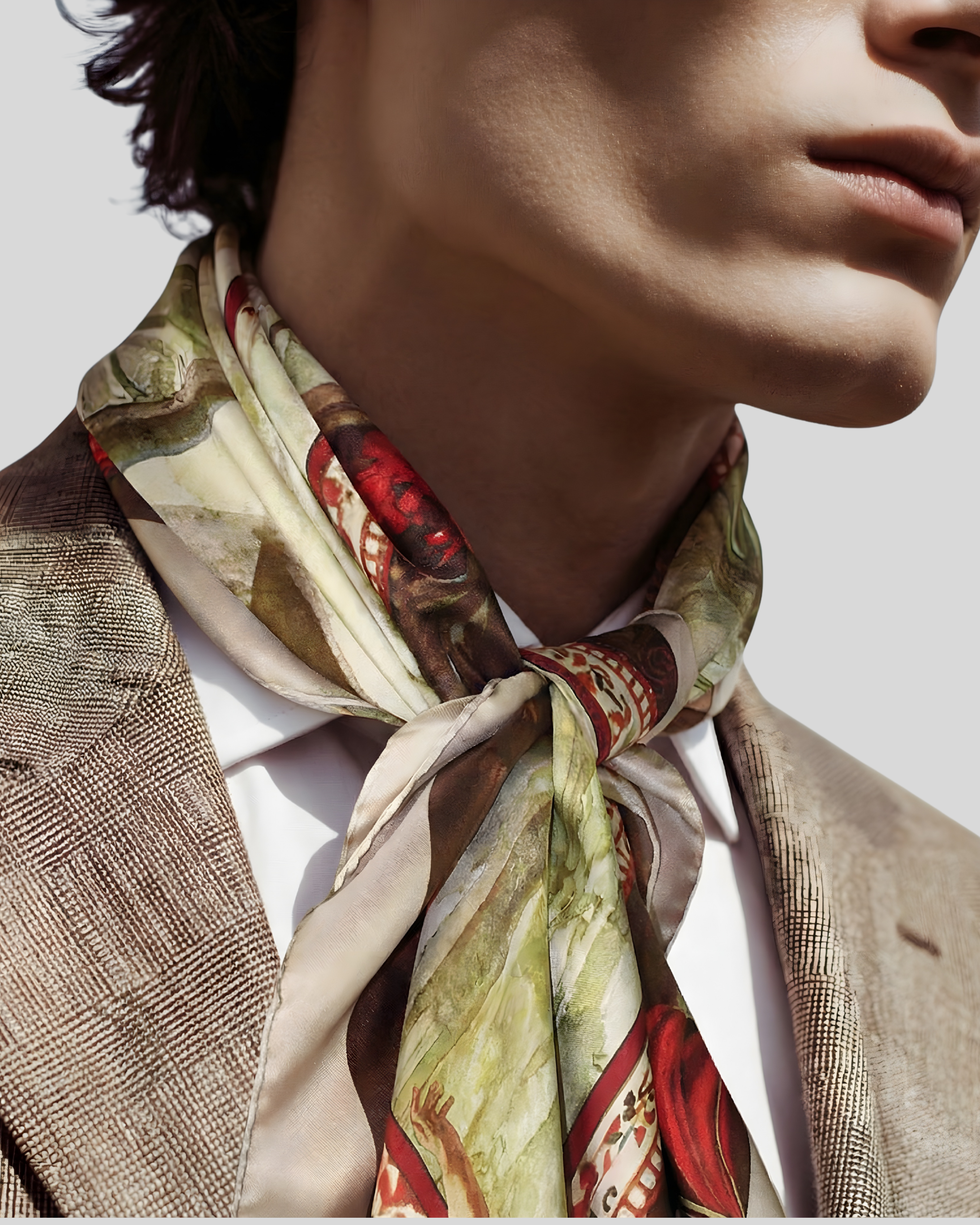 IL CARRETTO DI MATERA           Carré in twill di pura seta