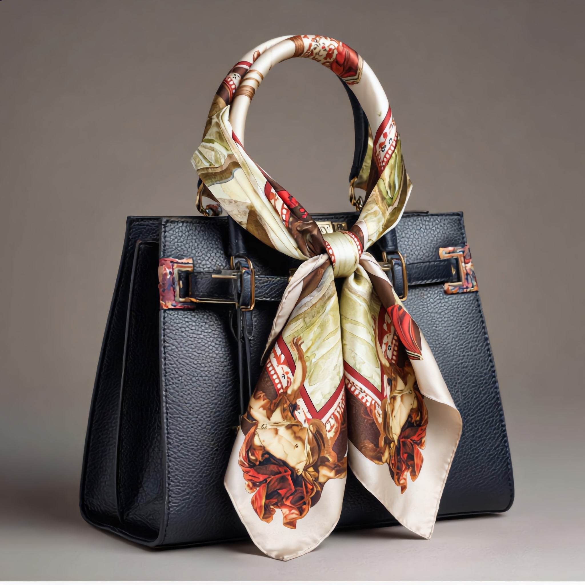 IL CARRETTO DI MATERA           Carré in twill di pura seta