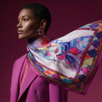 HARLEYCHINO Carré in twill di pura seta