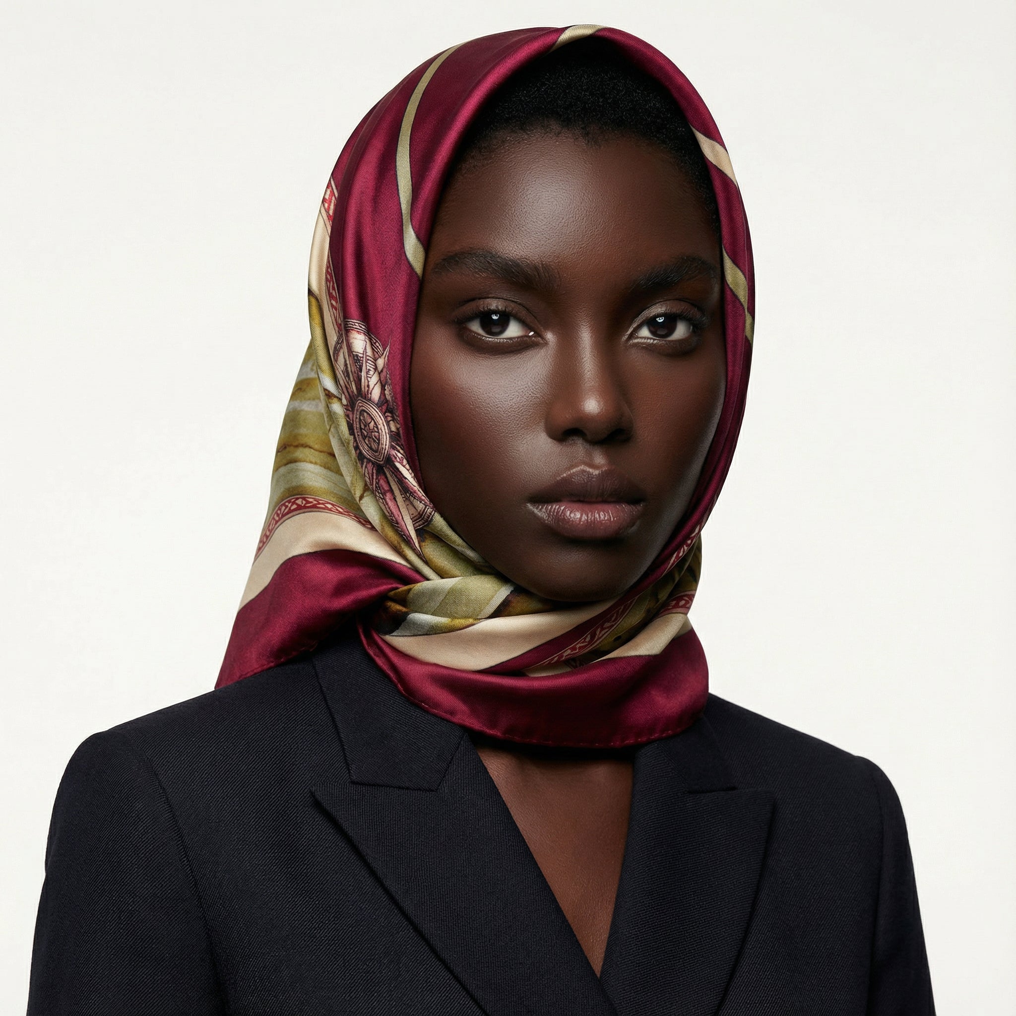 EMIGRAZIONE                              Carré in twill di pura seta