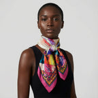 HARLEYCHINO Carré in twill di pura seta