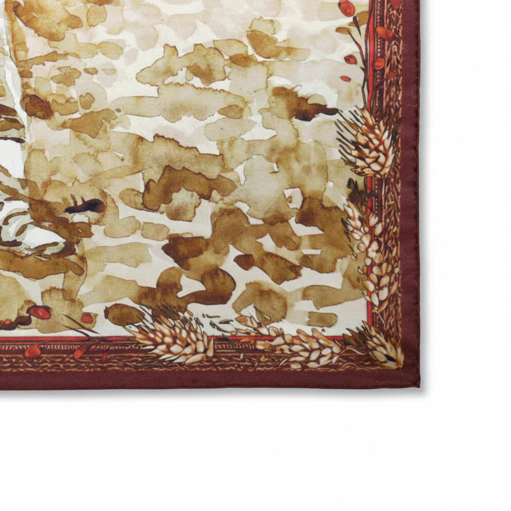 IL SEMINATORE                             Carré in twill di pura seta