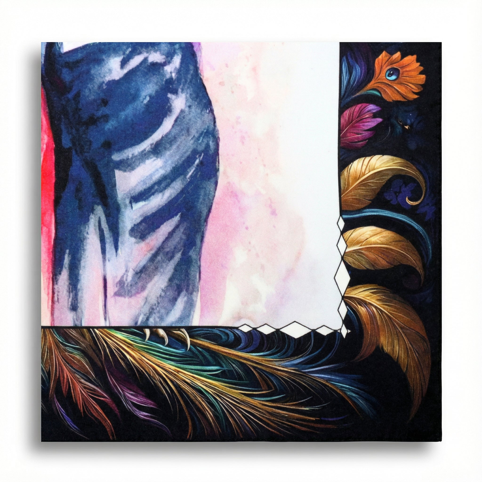 IL GIARDINO DEL TANGO Carré in twill di pura seta