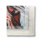 L’ECO DEL CAOS                          Carré in twill di pura seta