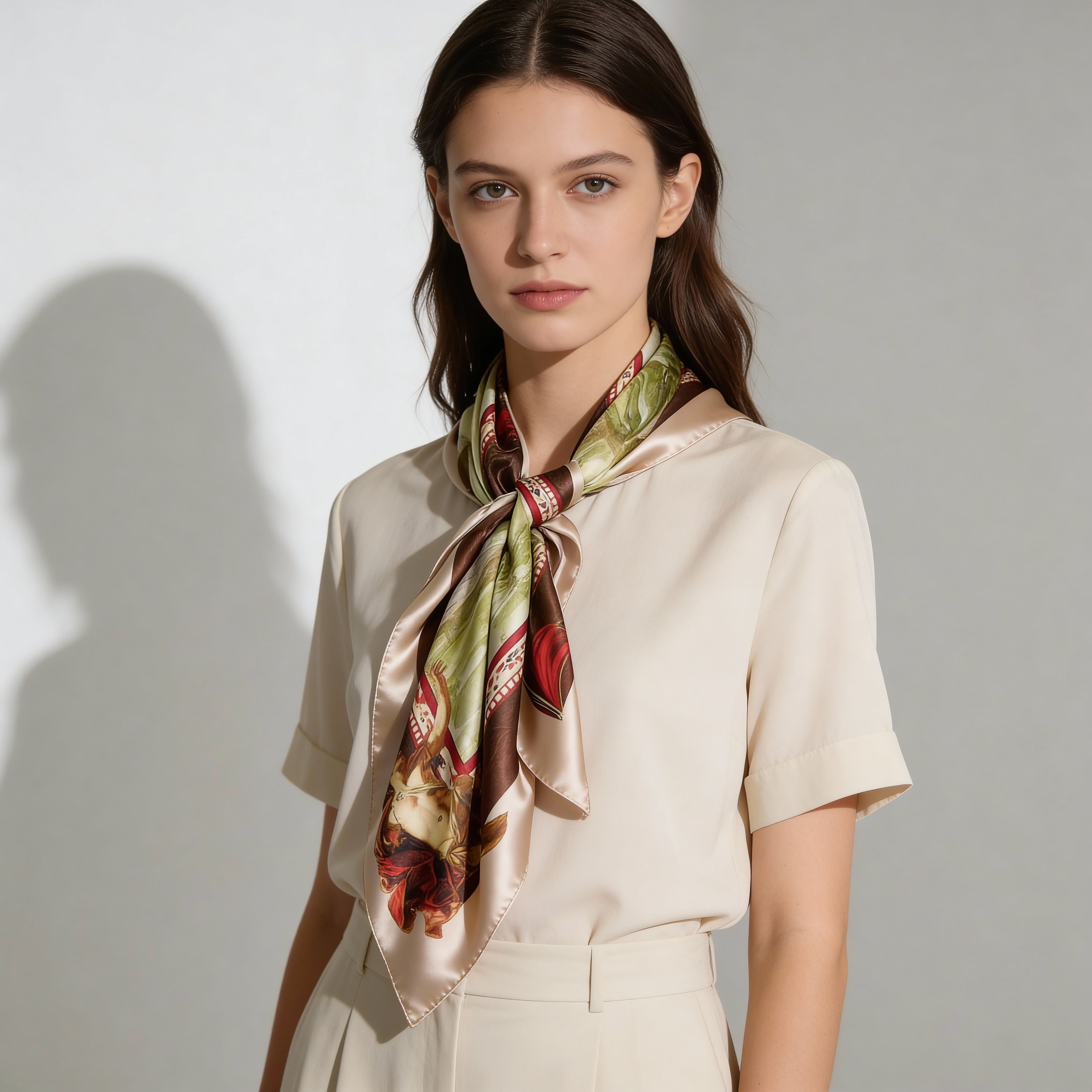 IL CARRETTO DI MATERA           Carré in twill di pura seta